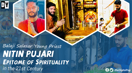 Spiritual Influencer Nitin Pujari : Balaji Salasar’s Iconic Youth Devotee