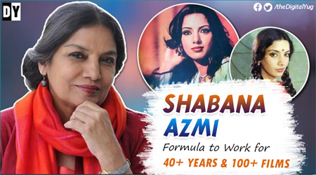 Iconic Shabana Azmi - Godmother of Bollywood Film Industry