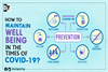 How to maintain well being in the times of COVID-19?
