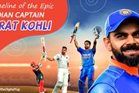 Timeline of the Epic Indian Captain: Virat Kohli Story