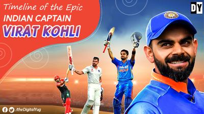 Timeline of the Epic Indian Captain: Virat Kohli Story