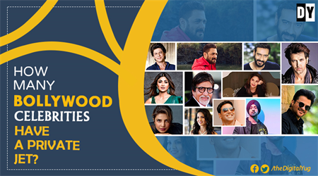 How many Bollywood celebrities have a private jet?